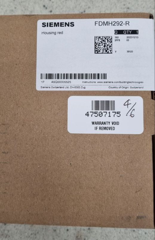 Корпус извещателя Siemens FDMH292-R