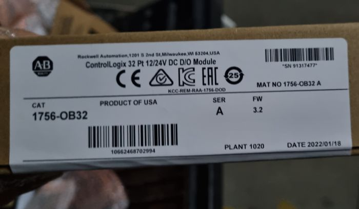 Модуль управления ControlLogix 32 Pt 12/24 В постоянного тока